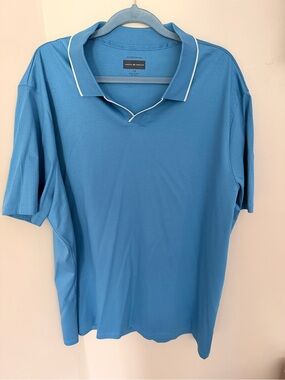Joseph Abboud Blue Polo Shirt with